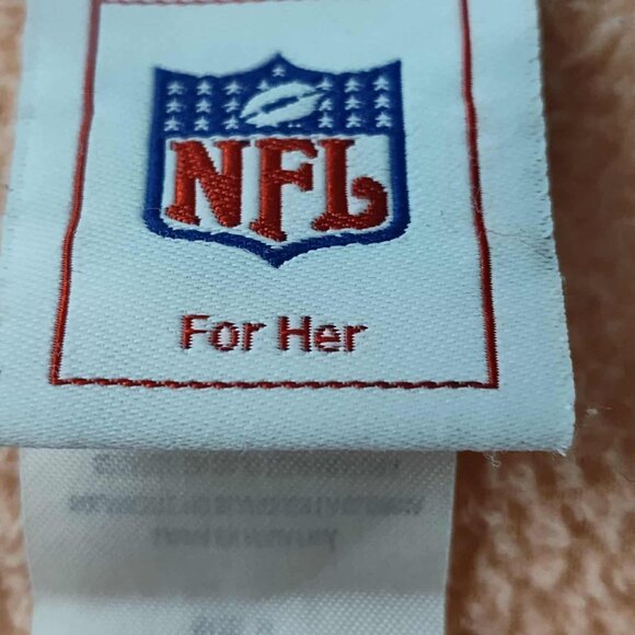 NFL for Her - Denver Bronco's - Women's Peach Fleece Pullover Top, Size Medium - Picture 2 of 15